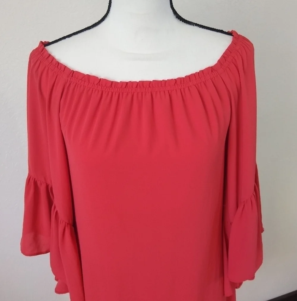 SALE 🛍️ 𝅺WHBM Flutter Sleeves Midi Dress Womens size XS